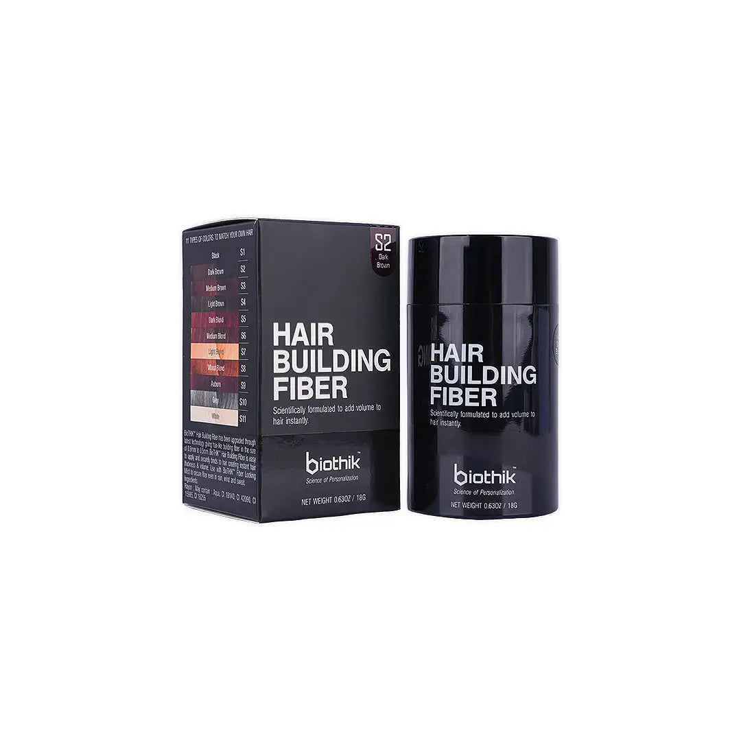 58775-Biothik Hair Building Fiber Dark Brown 18g - BTF202 +1