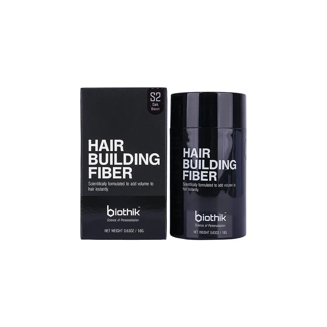 58775-Biothik Hair Building Fiber Dark Brown 18g - BTF202