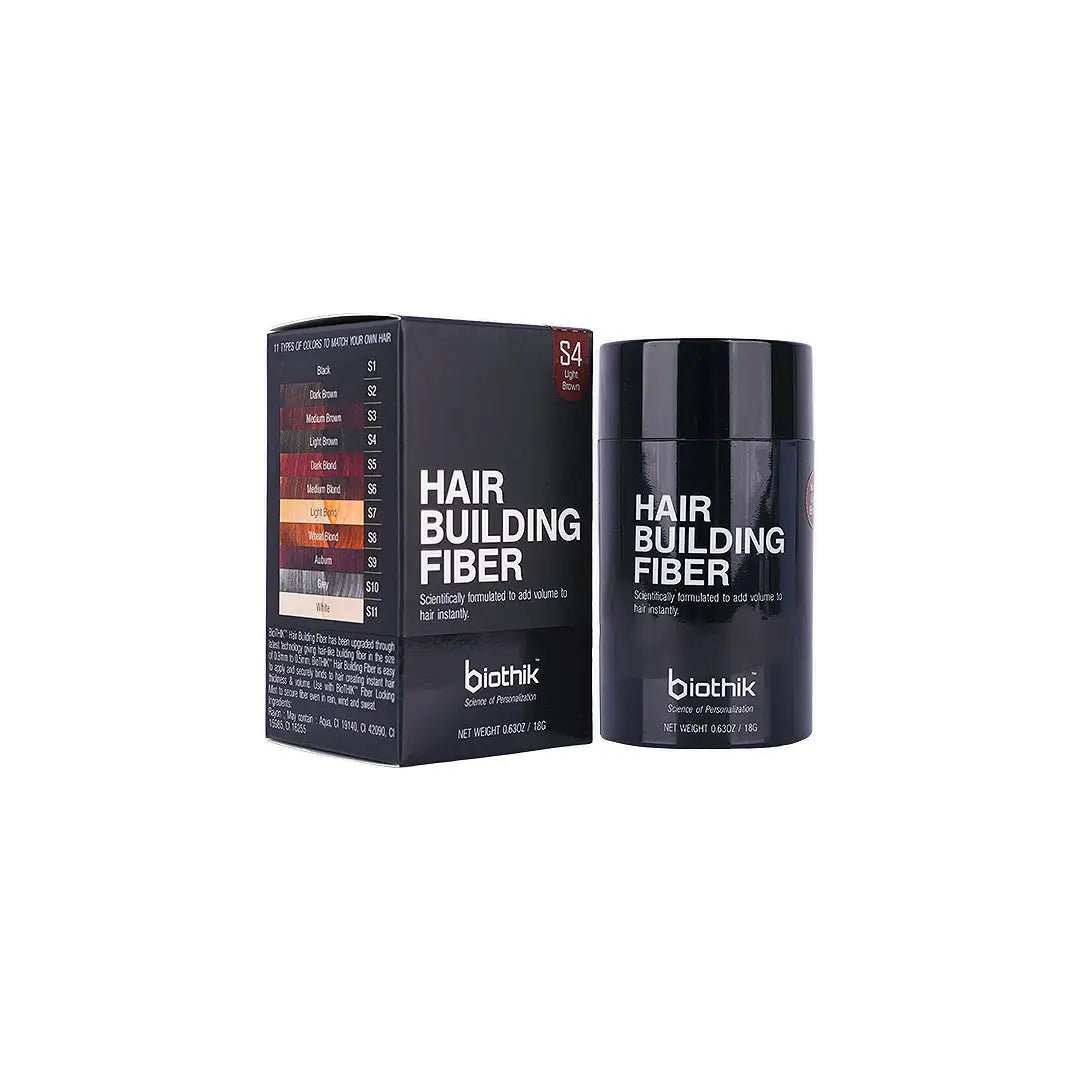 58776-Biothik Hair Building Fiber Light Brown 18g - BTF204 +1
