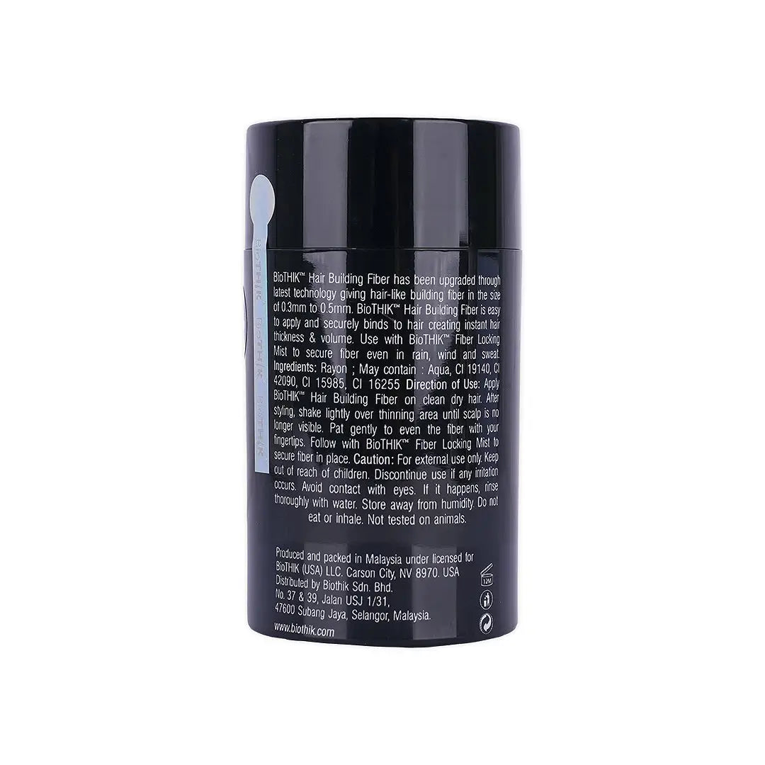 58777-Biothik Hair Building Fiber Medium Brown 18g - BTF203 +3