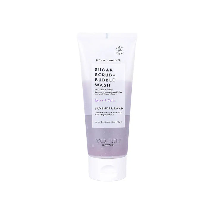 58781-Voesh Sugar Scrub + Bubble Wash 210g - Lavender Land +2