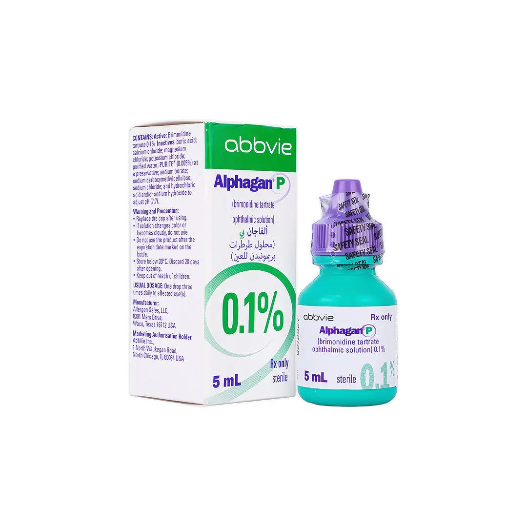 58782-Alphagan P 0.1% Eye Drops 5ml +2