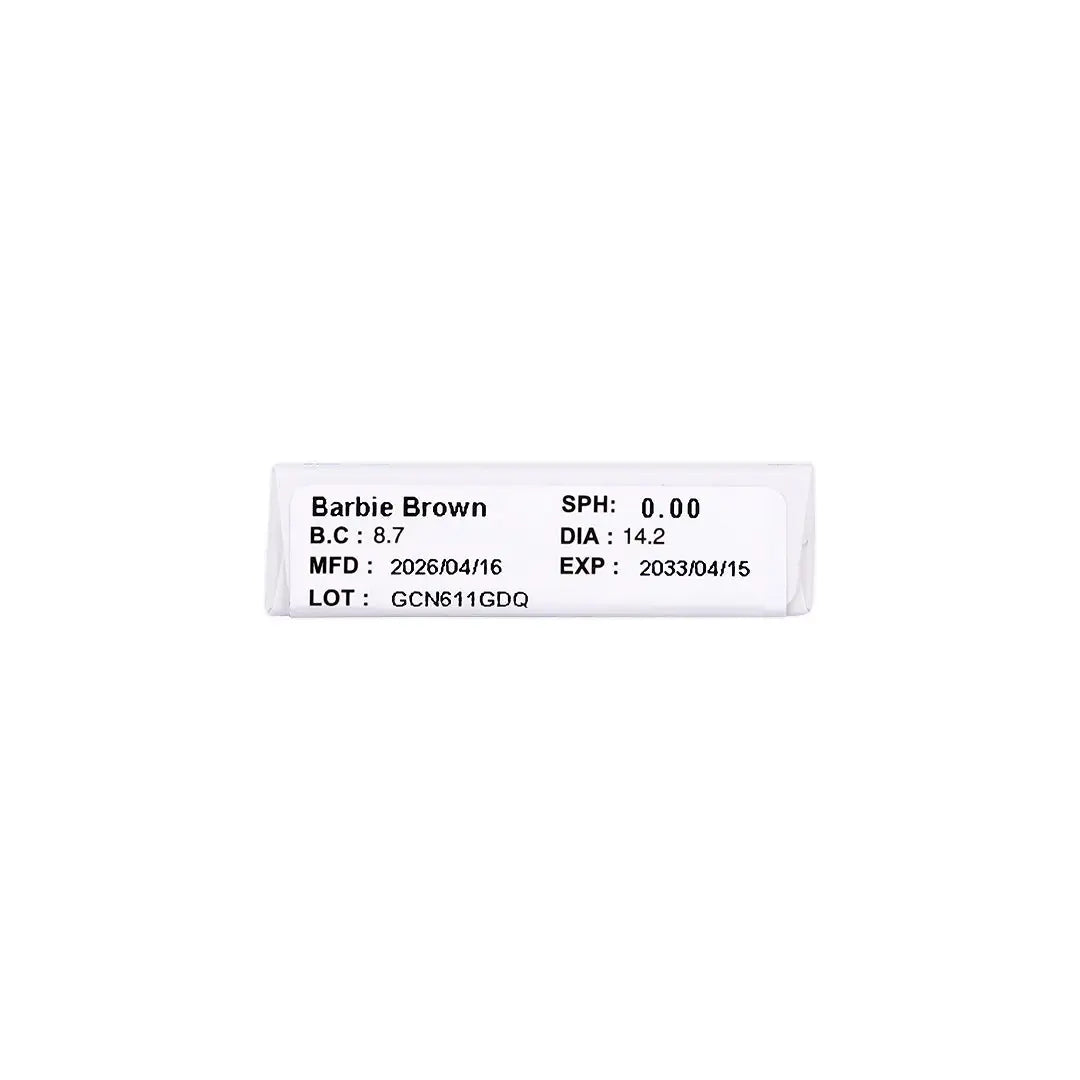Amara One Day Color 10 Contact Lenses - Barbie Brown