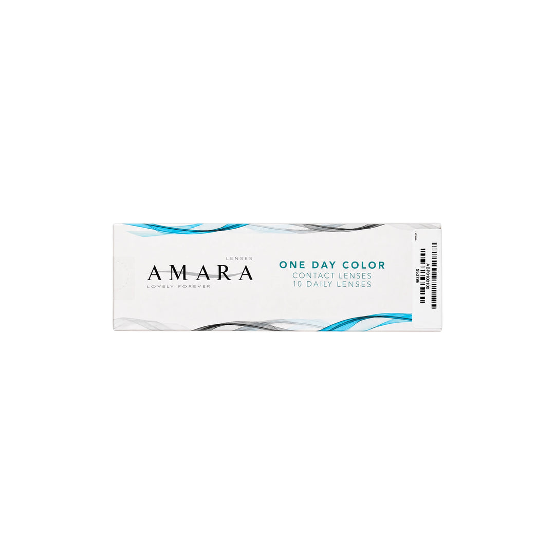 58794-Amara One Day Color 10 Contact Lenses - Barbie Brown +3