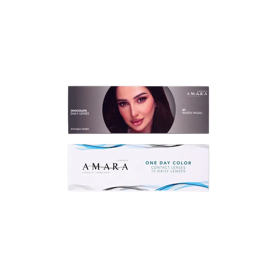 Amara One Day Color 10 Contact Lenses - Chocolate