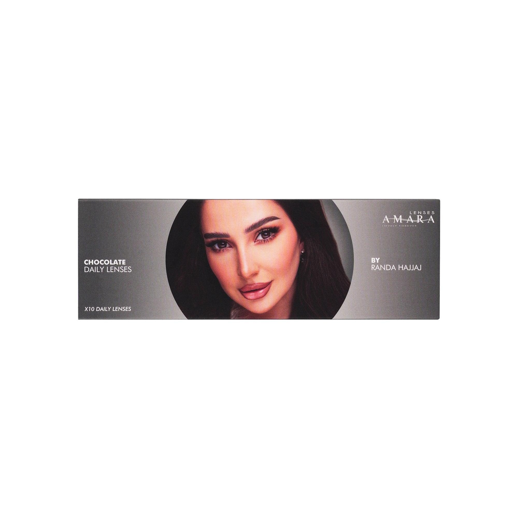 58795-Amara One Day Color 10 Contact Lenses - Chocolate +2