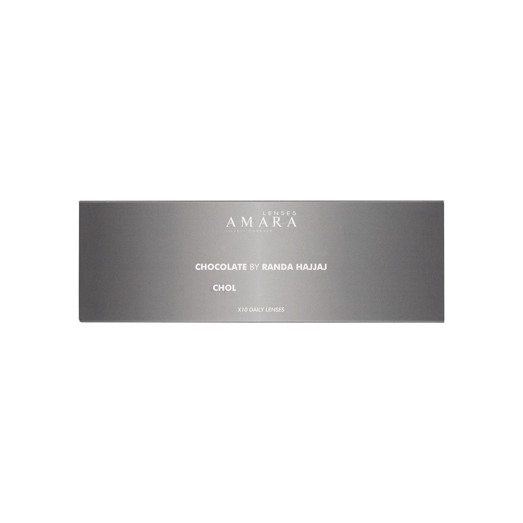 58795-Amara One Day Color 10 Contact Lenses - Chocolate +3