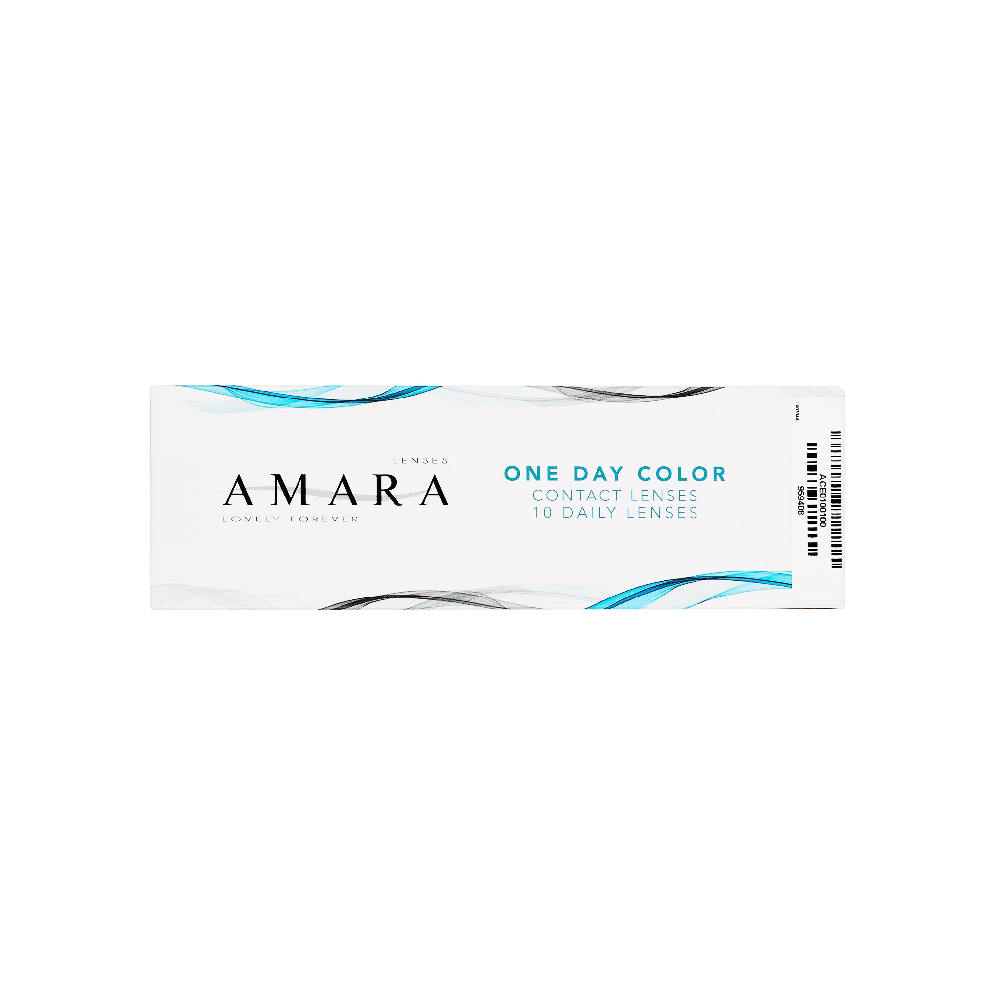 58795-Amara One Day Color 10 Contact Lenses - Chocolate +4