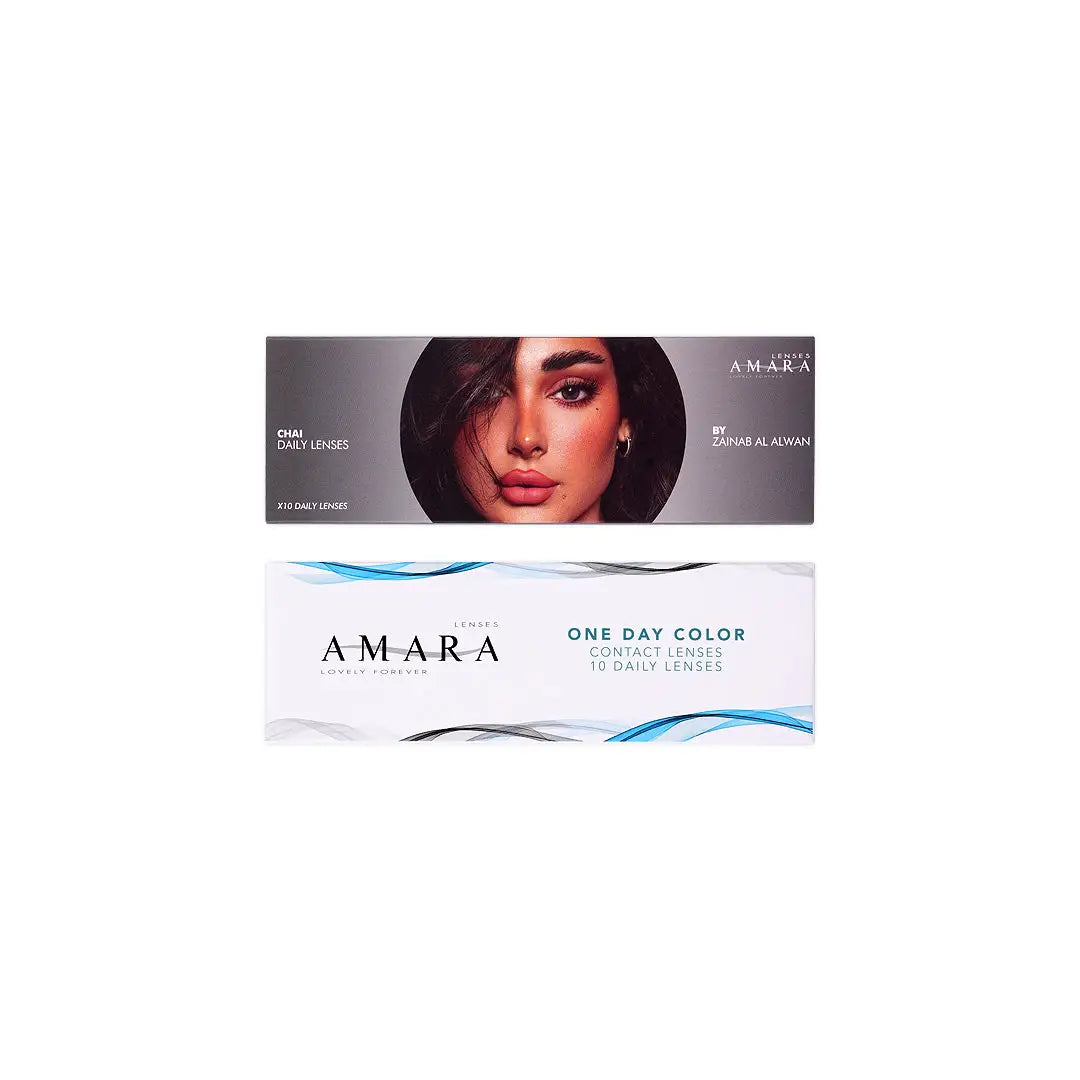 Amara One Day Color 10 Contact Lenses - Chai ( One Day )