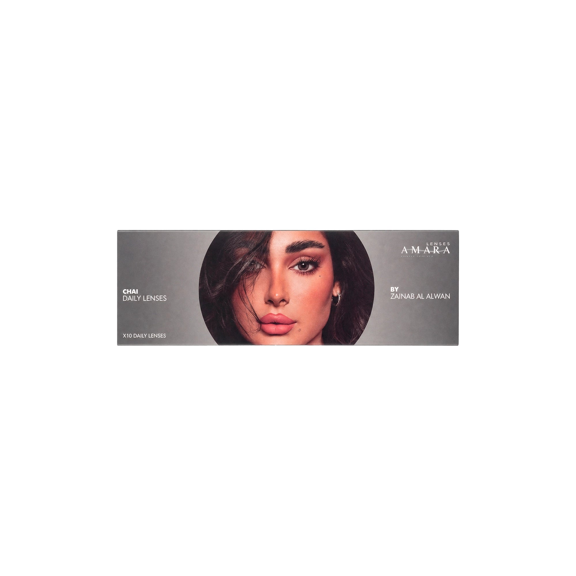 58796-Amara One Day Color 10 Contact Lenses - Chai ( One Day ) +2