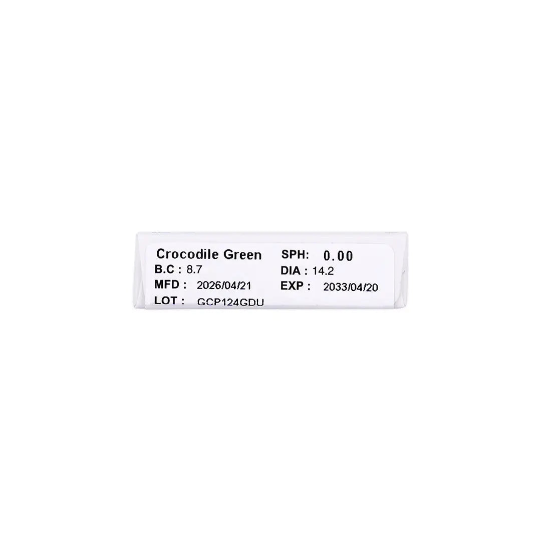 Amara One Day Color 10 Contact Lenses - Crocodile Green