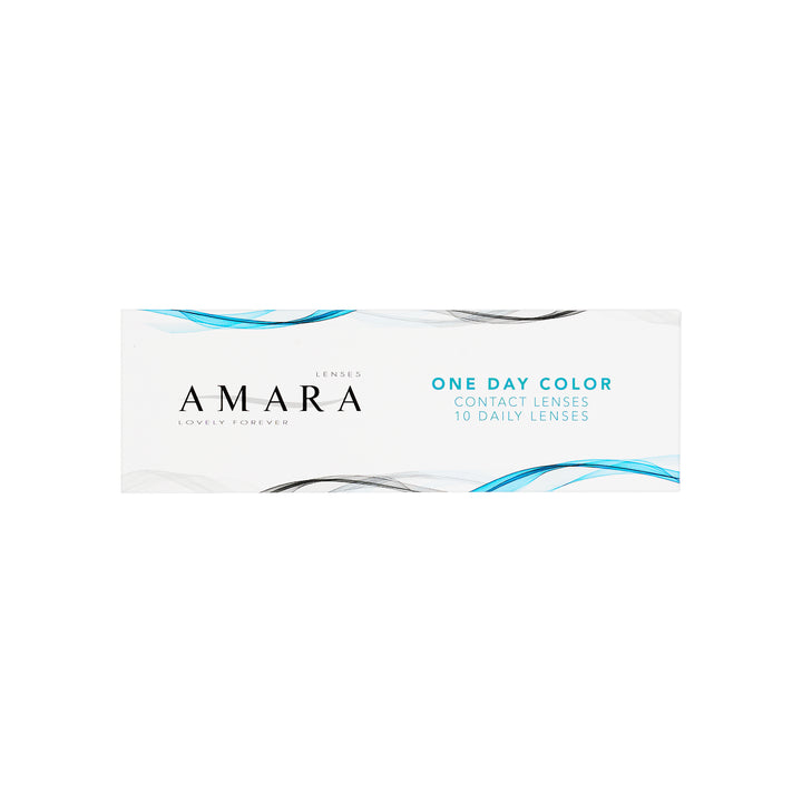 58797-Amara One Day Color 10 Contact Lenses - Crocodile Green +4