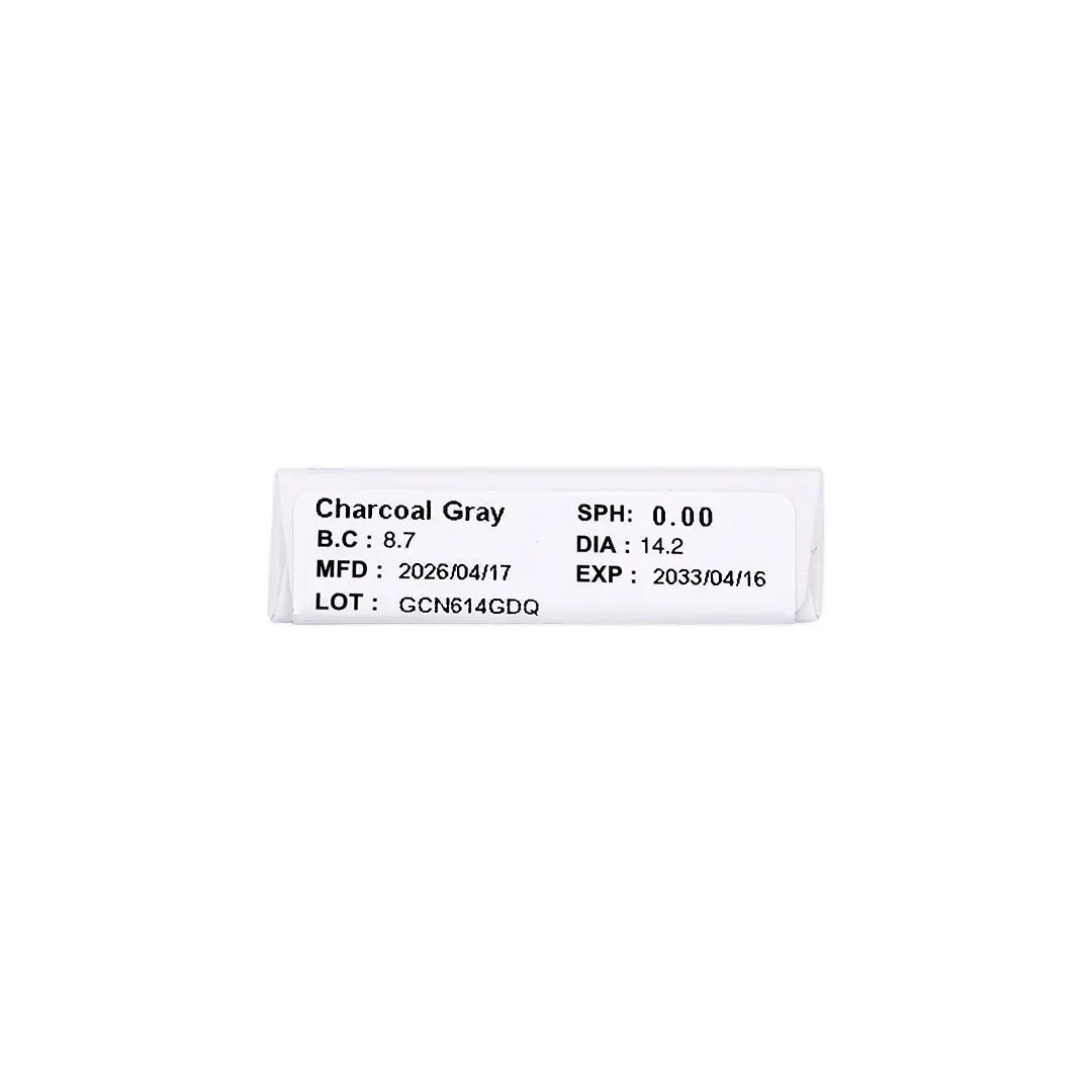 Amara One Day Color 10 Contact Lenses -Charcoal Gray
