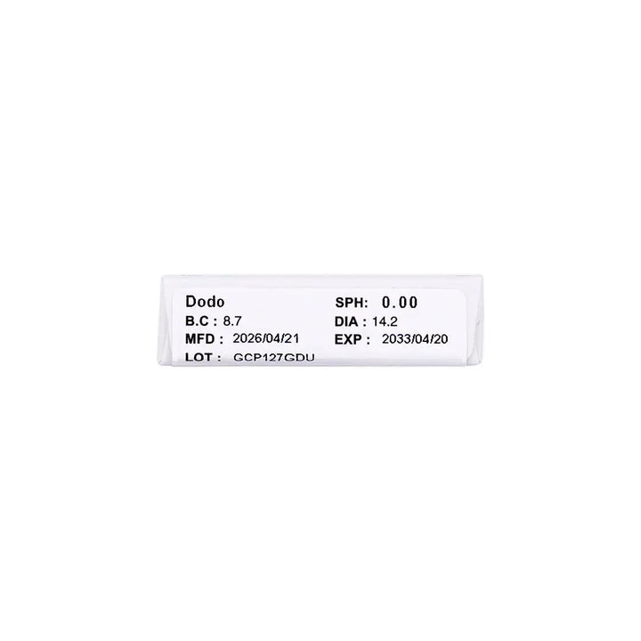 58803-Amara One Day Color 10 Contact Lenses -Dodo +4