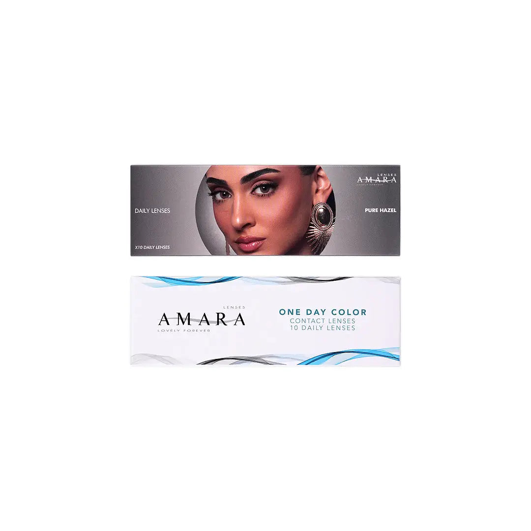 Amara One Day Color 10 Contact Lenses -Pure Hazel