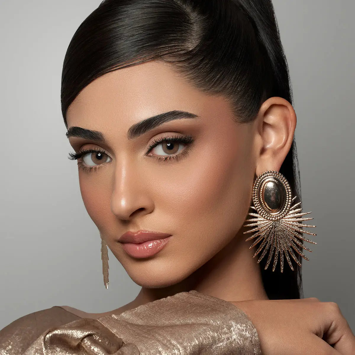 58804-Amara One Day Color 10 Contact Lenses -Pure Hazel +1