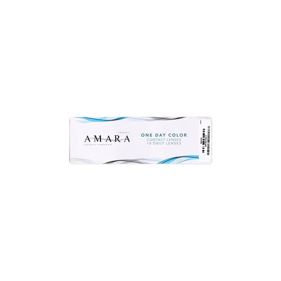 Amara One Day Color 10 Contact Lenses -Steel Gray