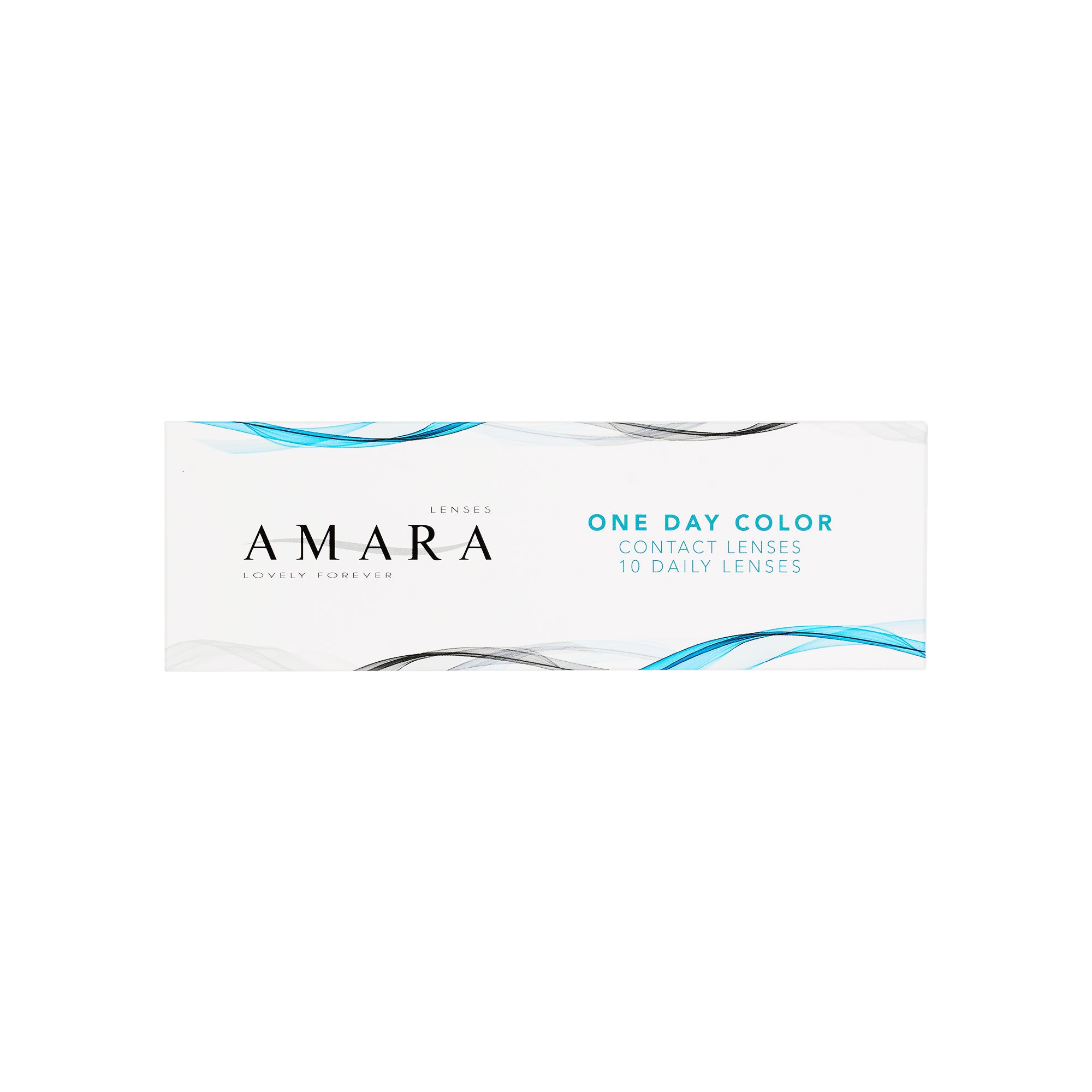 58806-Amara One Day Color 10 Contact Lenses -Steel Gray +4