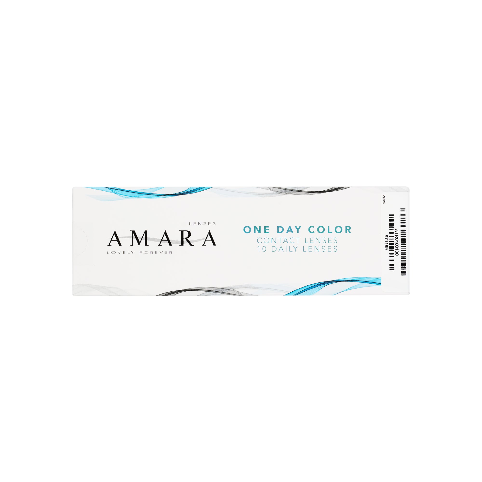 58806-Amara One Day Color 10 Contact Lenses -Steel Gray +5
