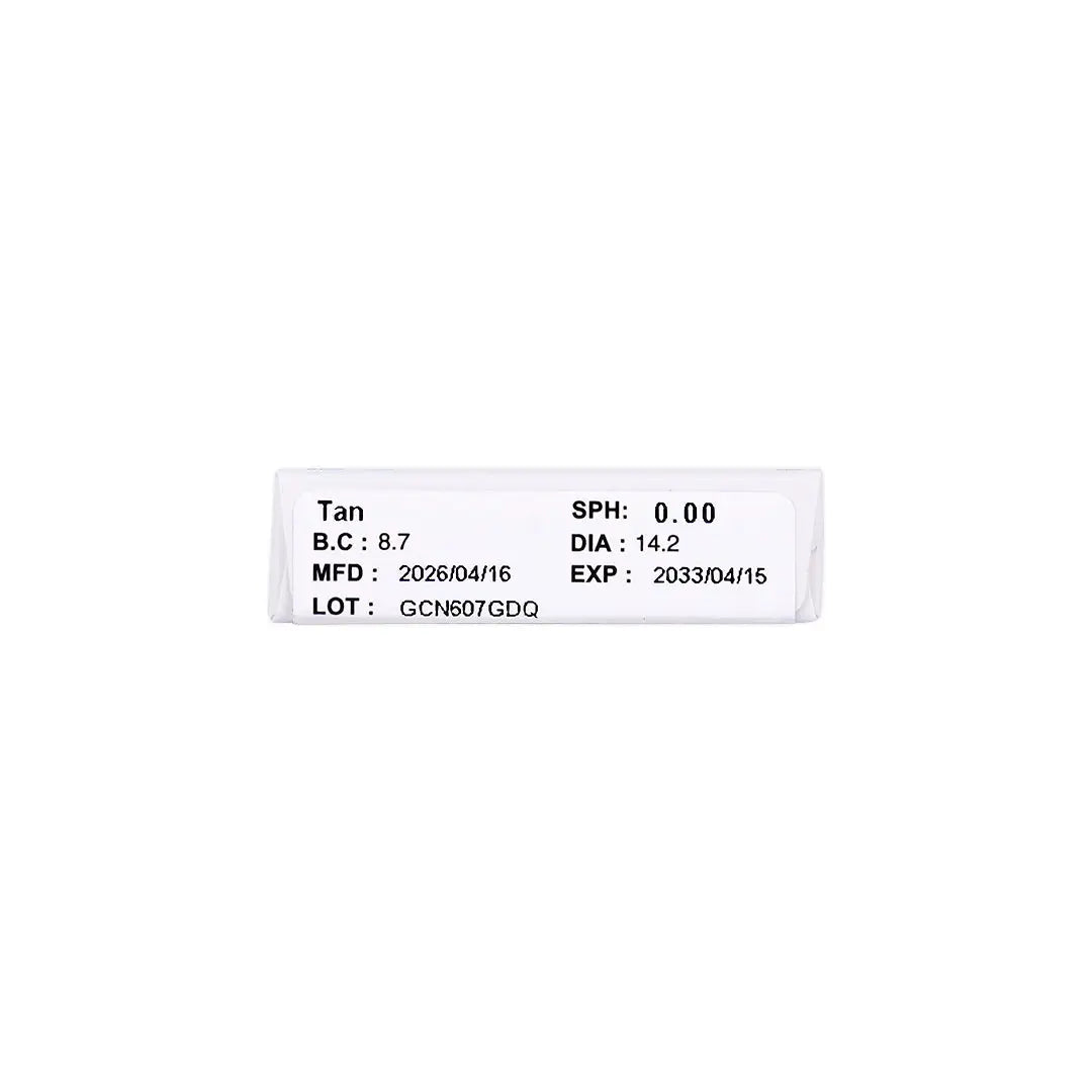 Amara One Day Color 10 Contact Lenses -Tan