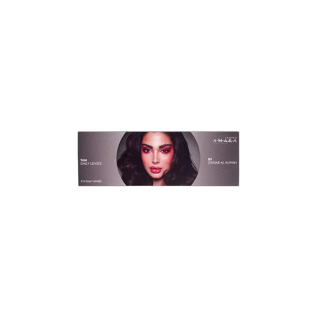 Amara One Day Color 10 Contact Lenses -Tan