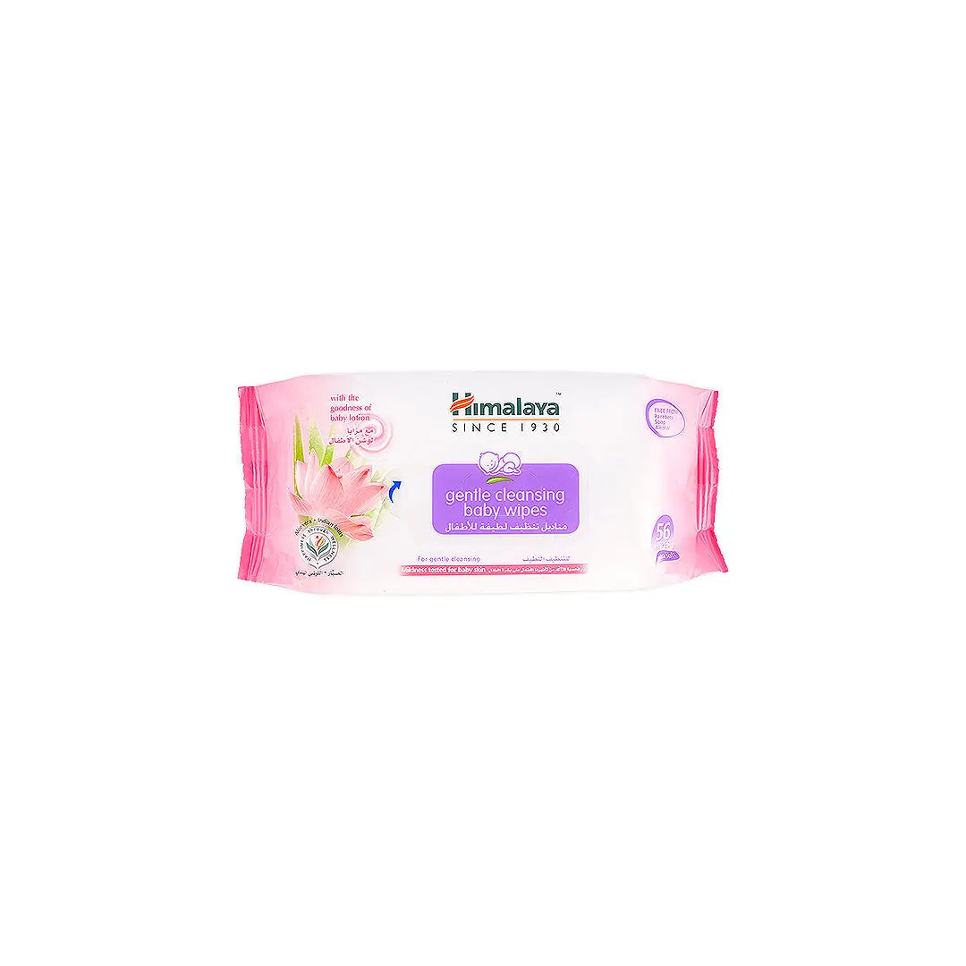 58825-Himalaya Gentle Cleansing Baby Wipes 56pcs
