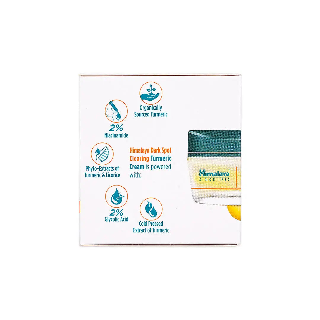 58844-Himalaya Dark Spot Face Cream Turmeric 50g +9