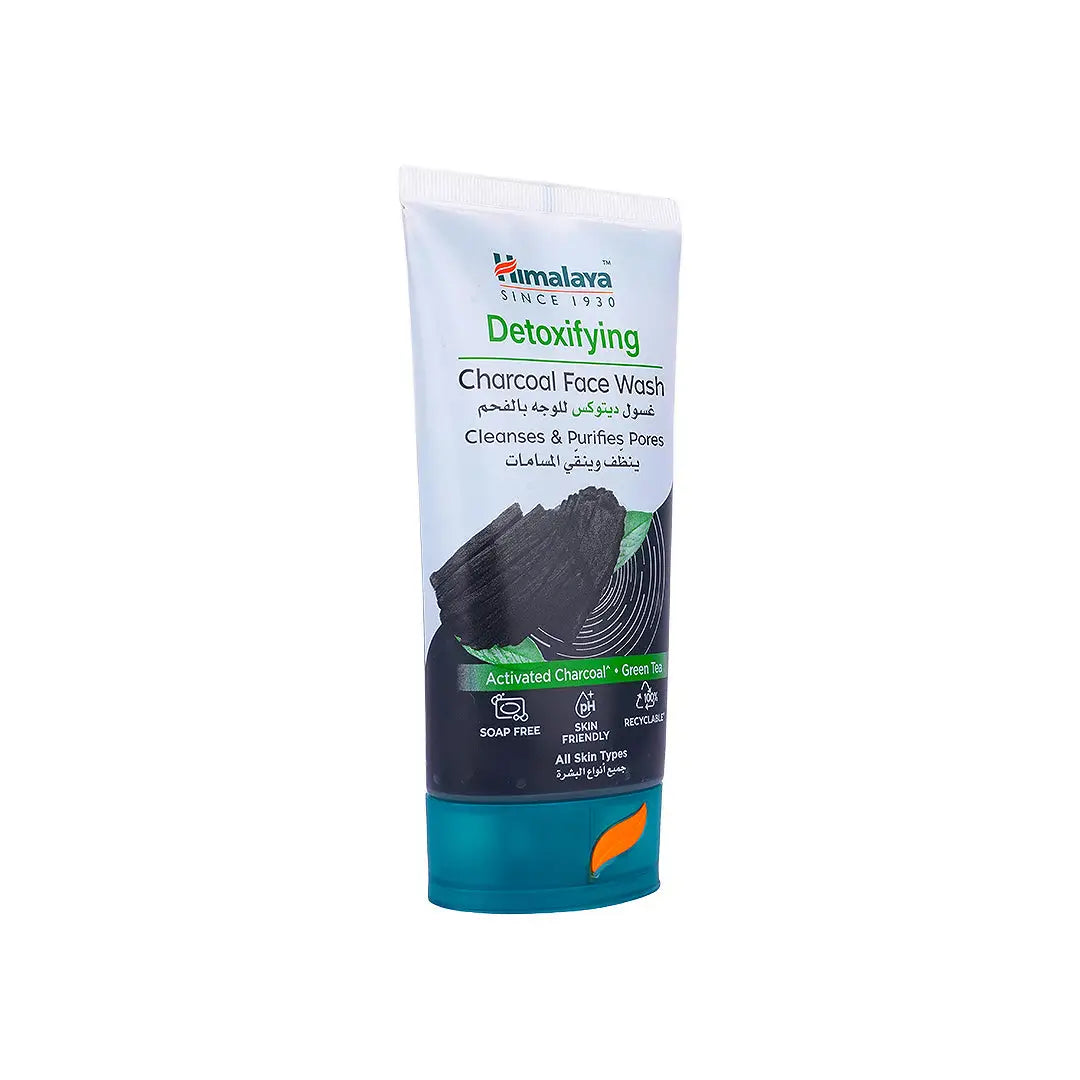 58845-Himalaya Face Wash Detoxifying Charcoal & Green Tea 150mL +1