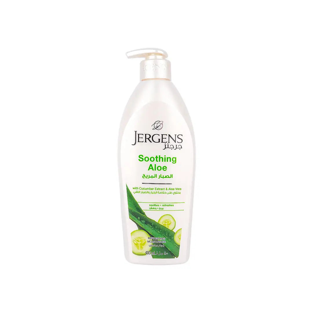 58849-Jergens Hydralucence Soothing Aloe Moisturizer 400mL