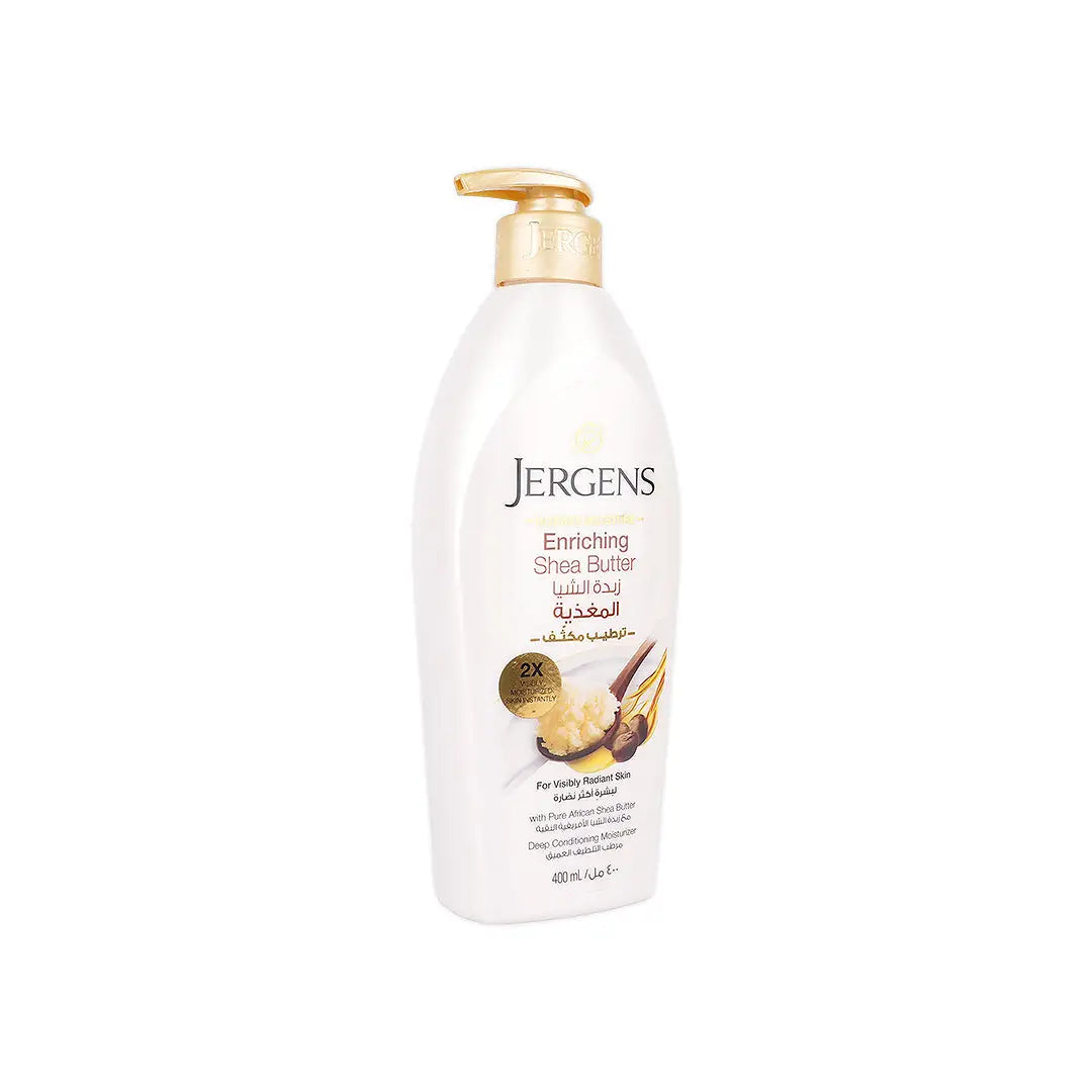 58854-Jergens Hydralucence Enriching Shea Butter Moisturizer 400mL +1