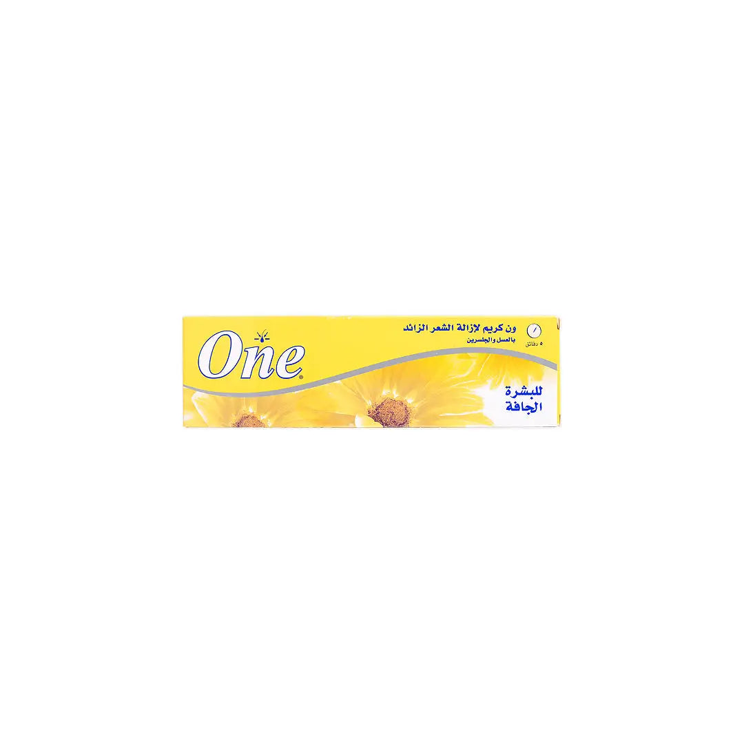58860-Eva One Hair Removal Cream Honey & Glycerine Dry Skin 140g +7