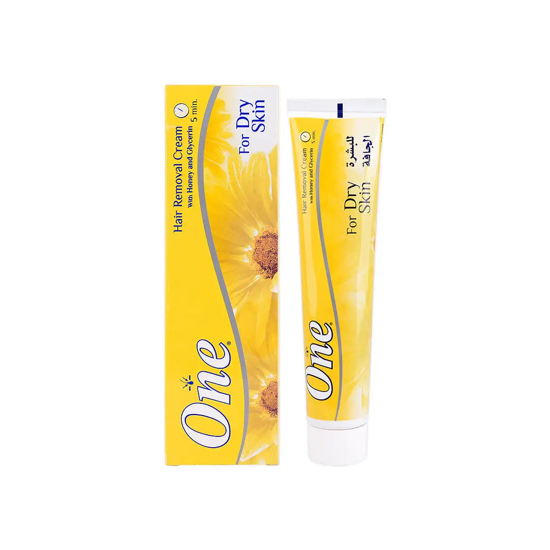 58860-Eva One Hair Removal Cream Honey & Glycerine Dry Skin 140g +5