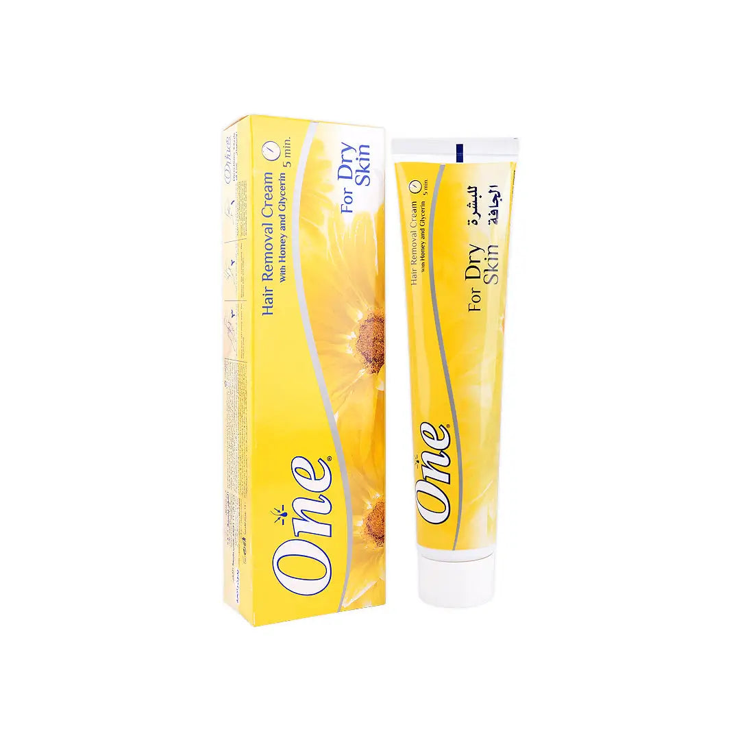 58860-Eva One Hair Removal Cream Honey & Glycerine Dry Skin 140g +4