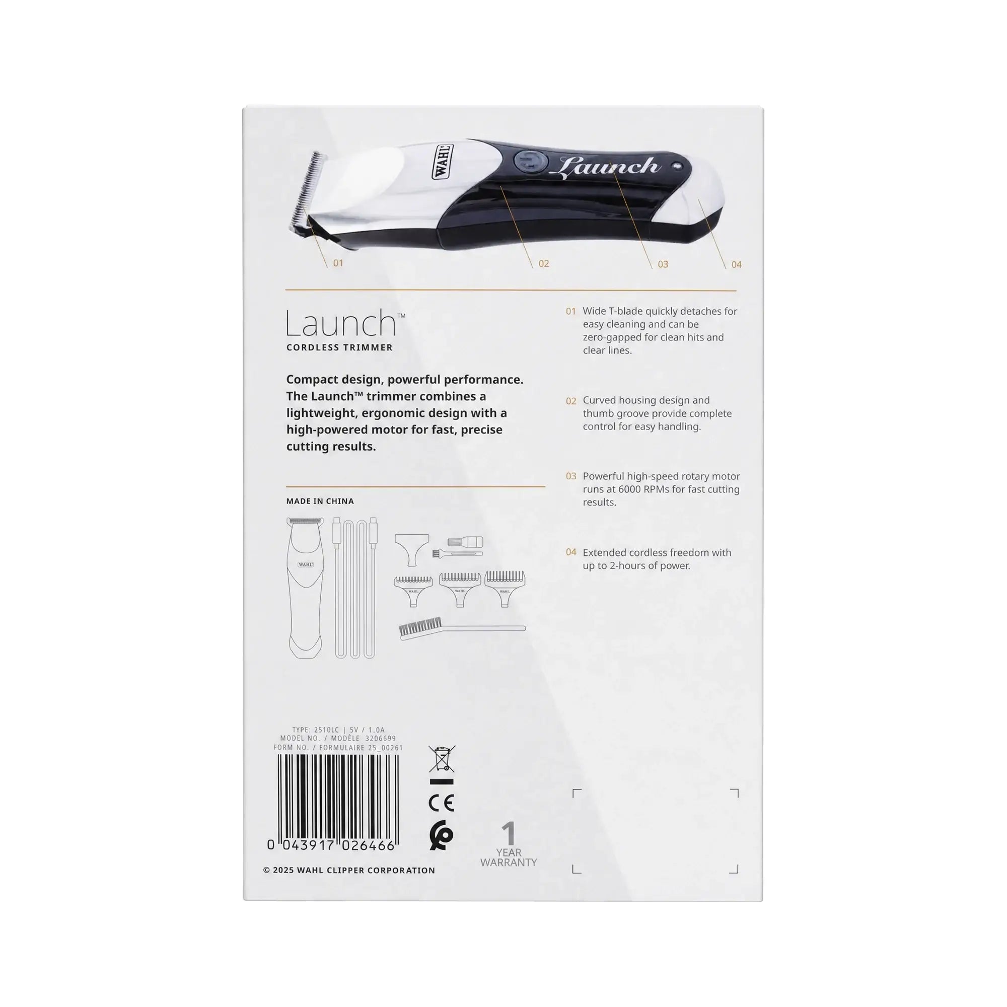 58874-Wahl Professional Cordless Launch Trimmer-3026699 +3