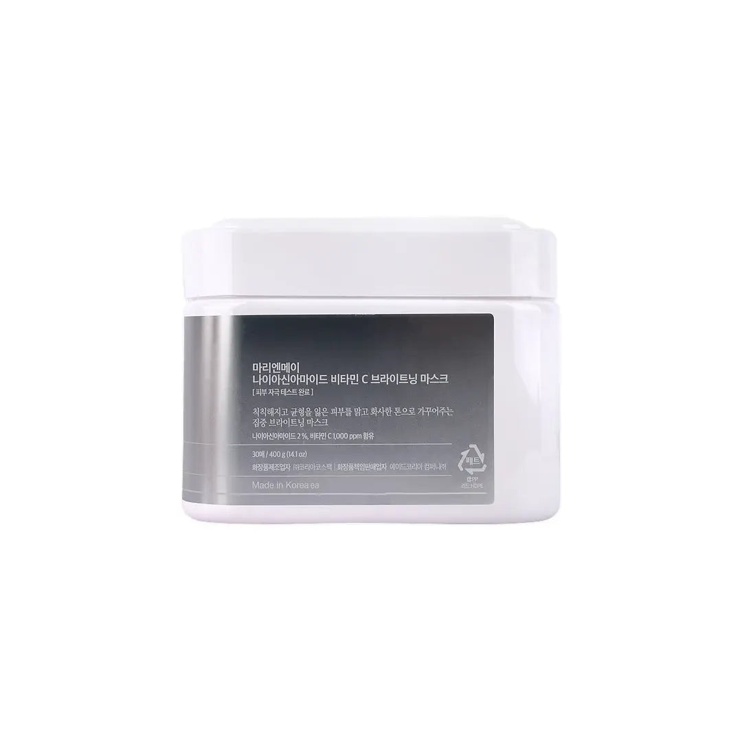 58892-Mary & May Niacinamide Vitamin C Brightening Mask 400g +1