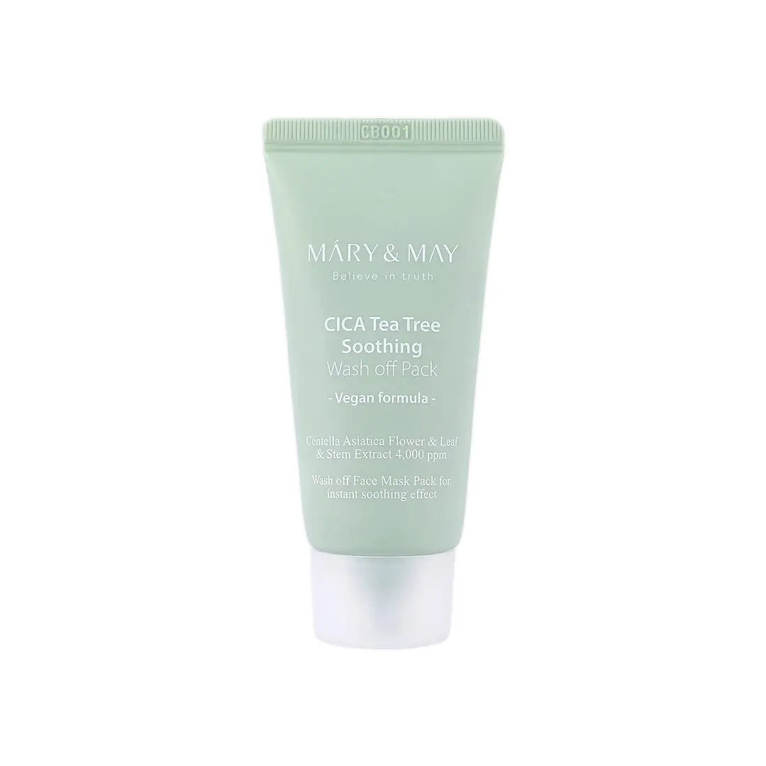 58894-Mary & May Cica Tea Tree Soothing Wash Off Pack 30g +1