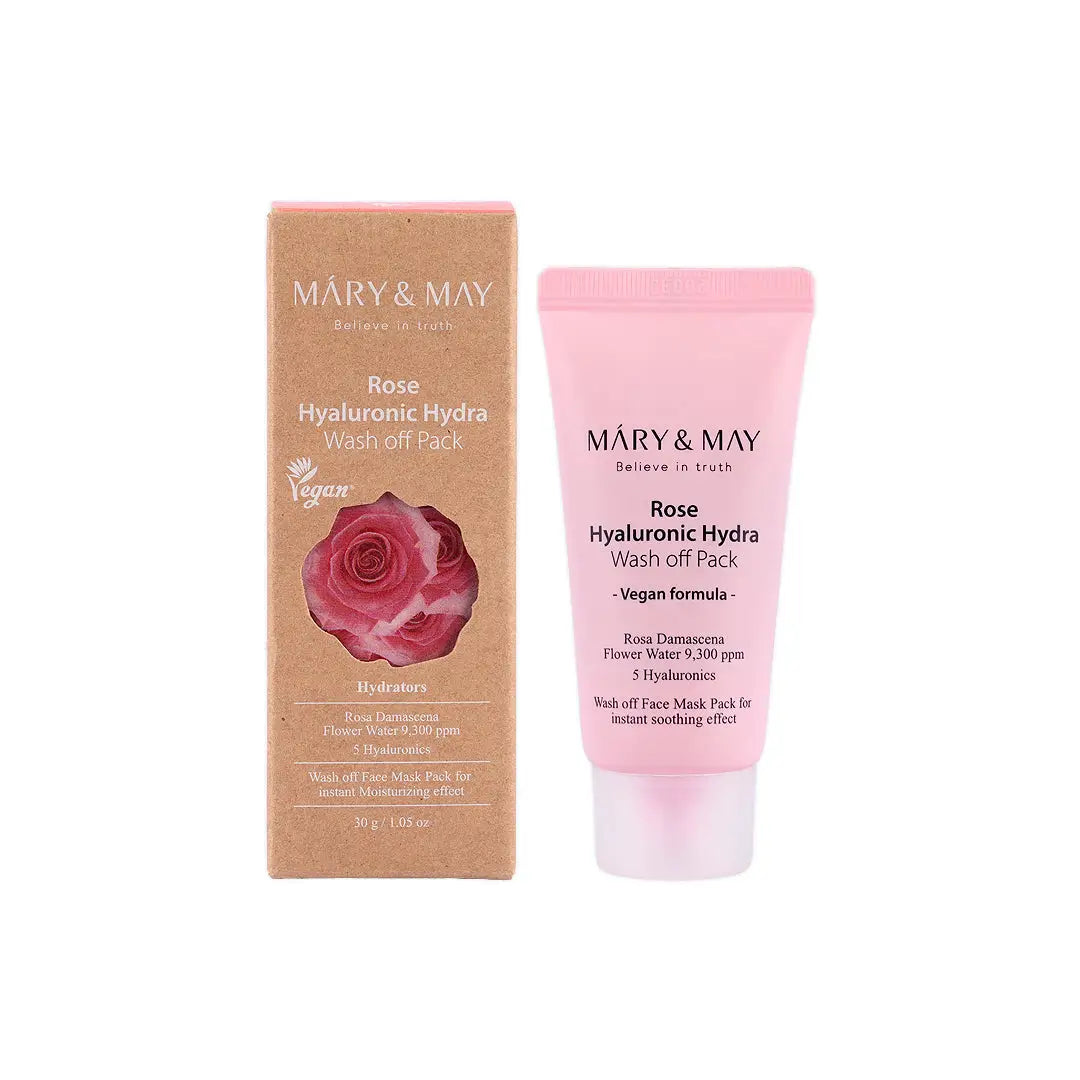 58895-Mary & May Rose Hyaluronic Hydra Wash Off Pack 30g +4
