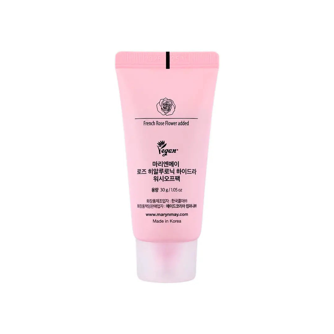 58895-Mary & May Rose Hyaluronic Hydra Wash Off Pack 30g +1