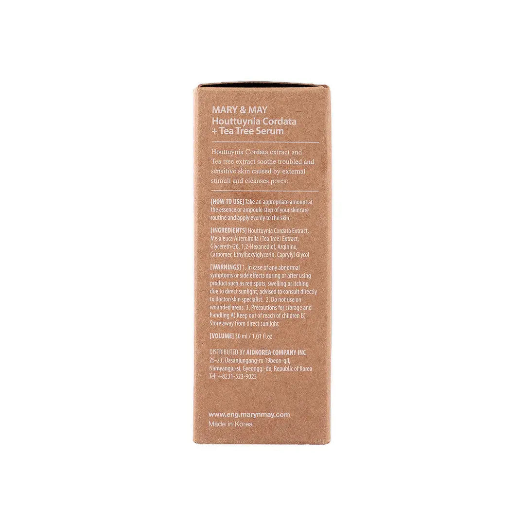 58896-Mary & May Houttuynia Cordata+ Tea Tree Serum 30mL +6