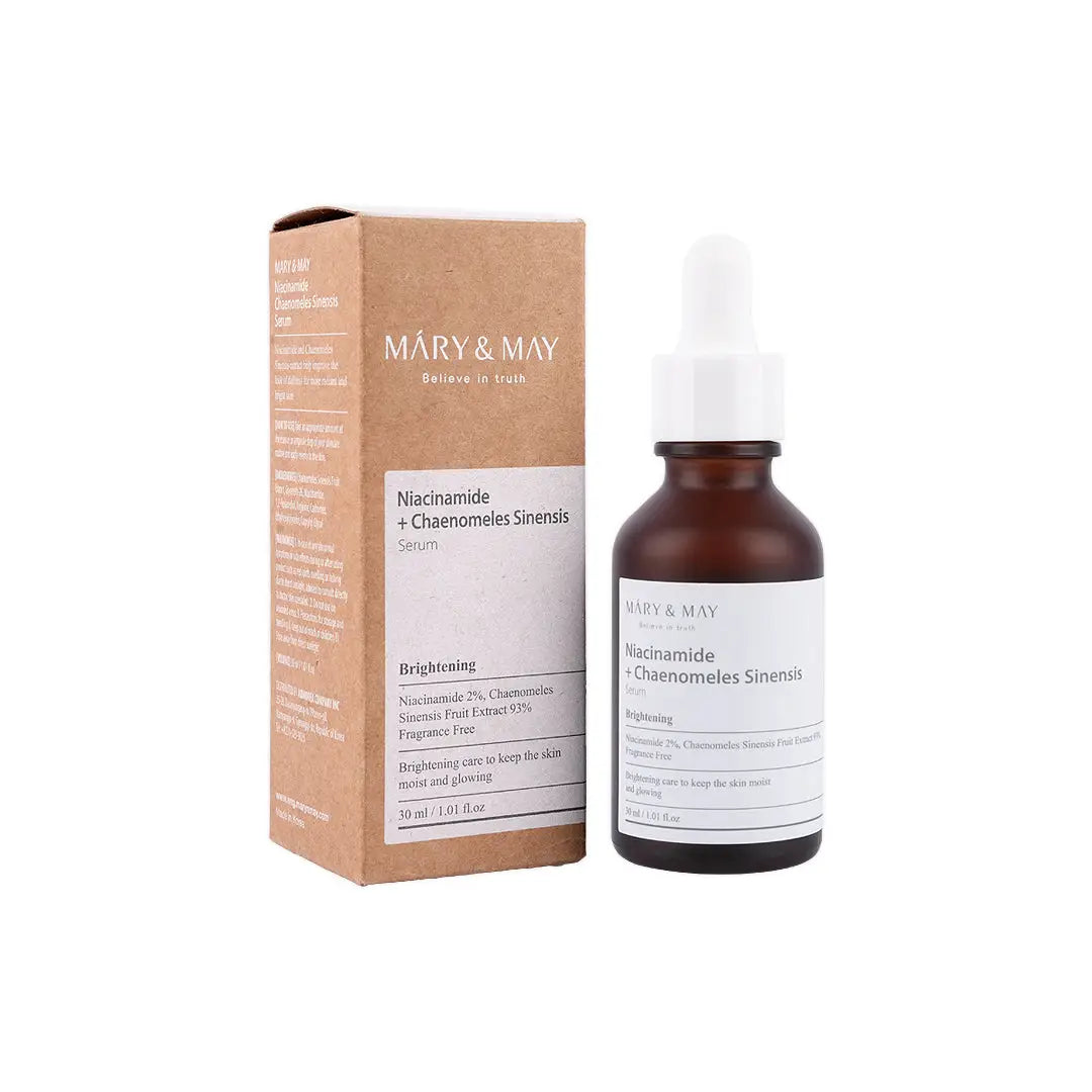 58897-Mary & May Niacinamide + Chaenomeles Sinensis Serum 30mL +3