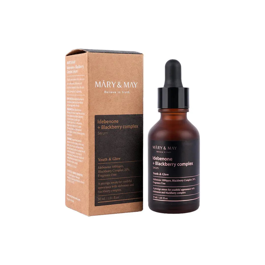 58899-Mary & May Idebenone + Blackberry Complex Serum 30mL +3
