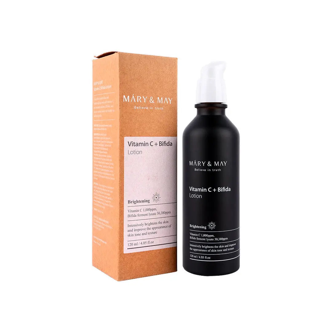 58900-Mary & May Vitamin C + Bifida Lotion 120mL +3