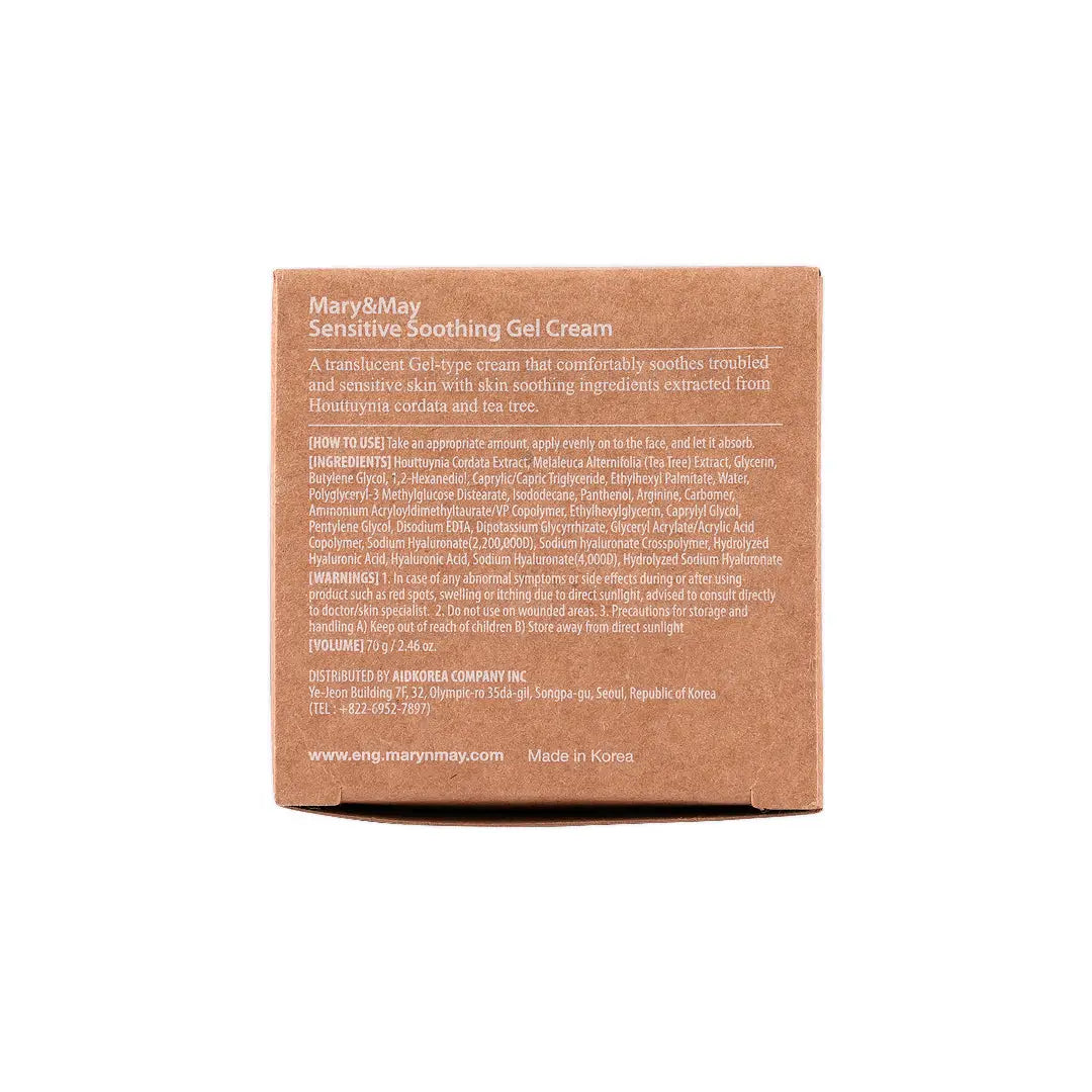 58904-Mary & May Sensitive Soothing Gel Cream 70g +5