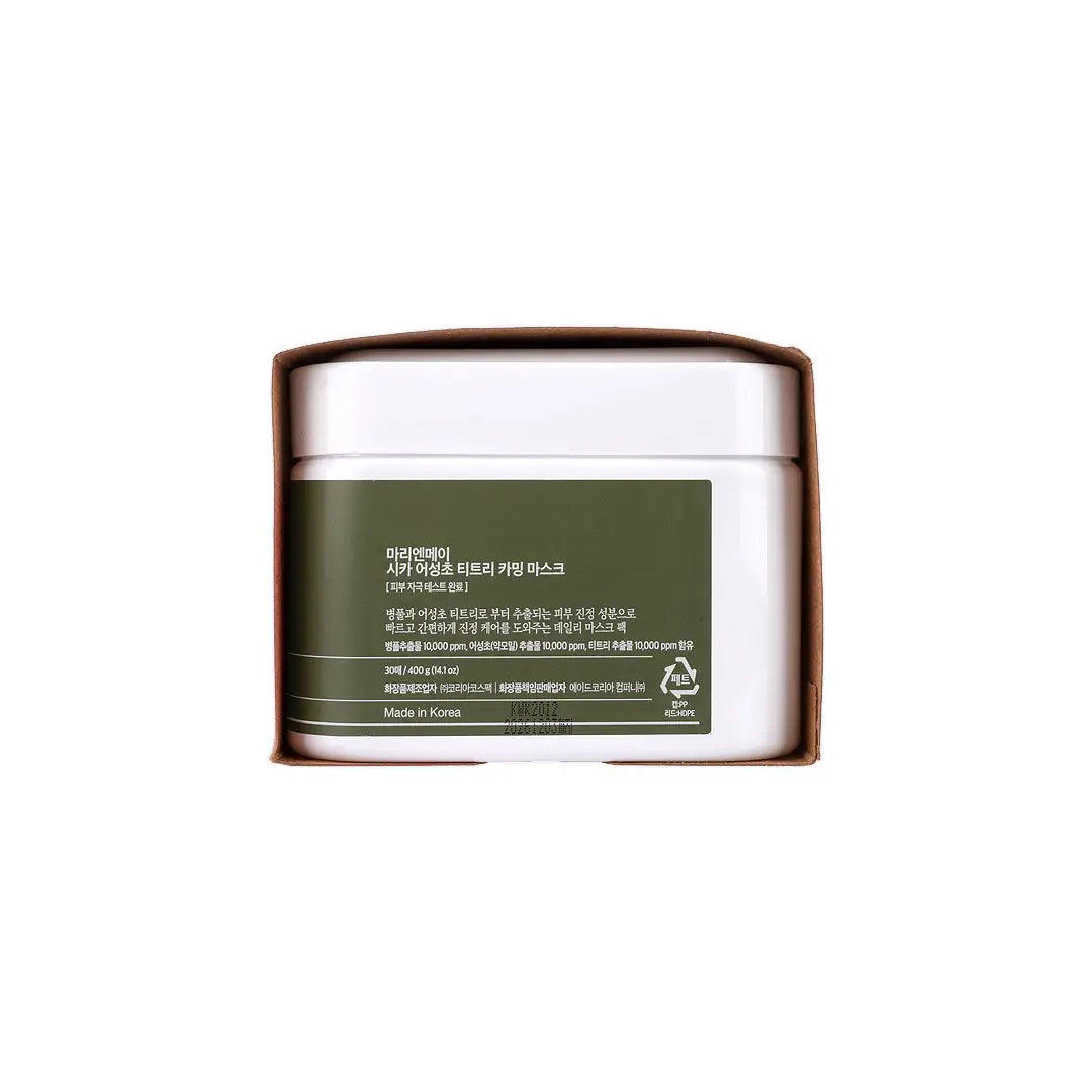 58905-Mary & May Cica Houttuynia Tea Tree Calming Mask 400g +1