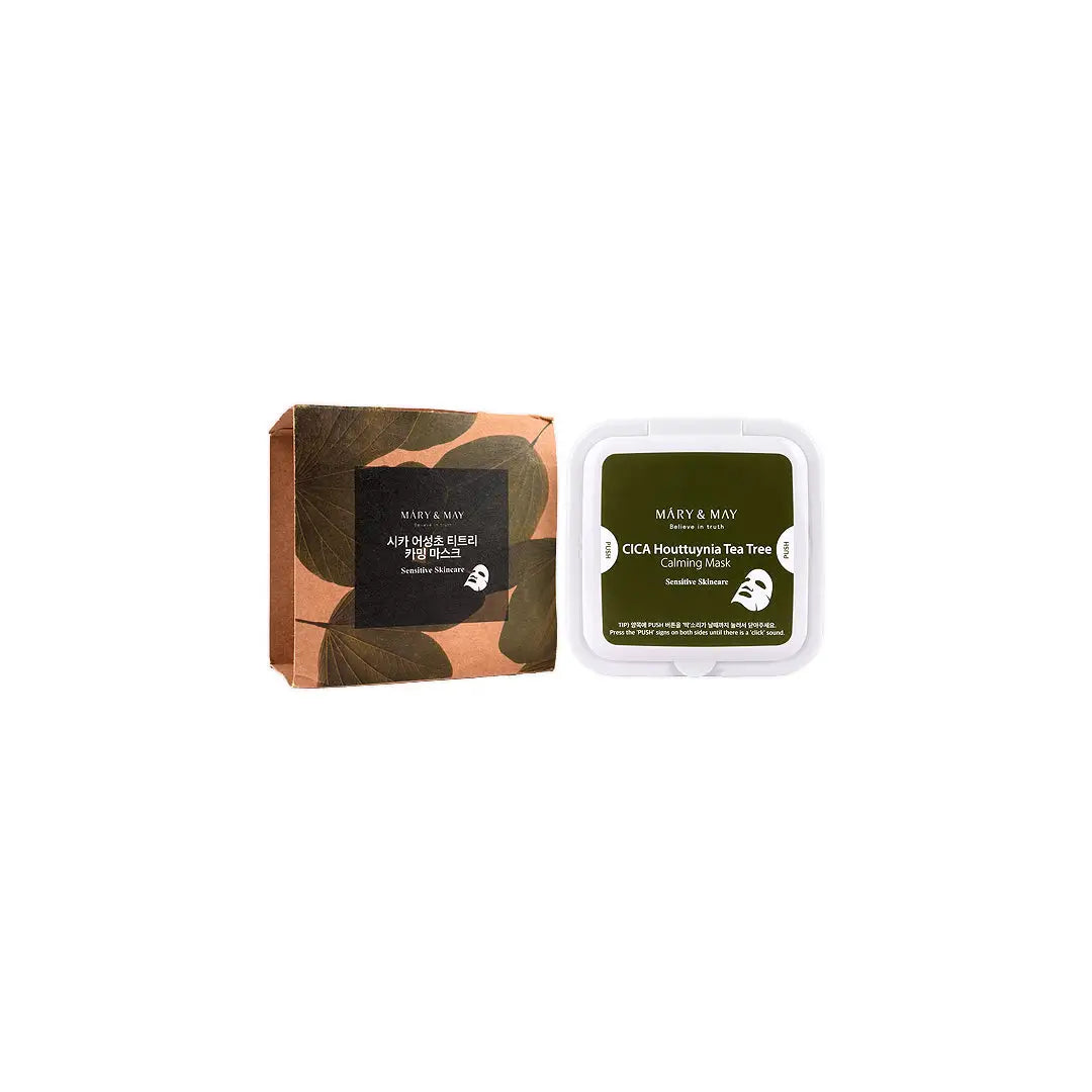 58905-Mary & May Cica Houttuynia Tea Tree Calming Mask 400g +5