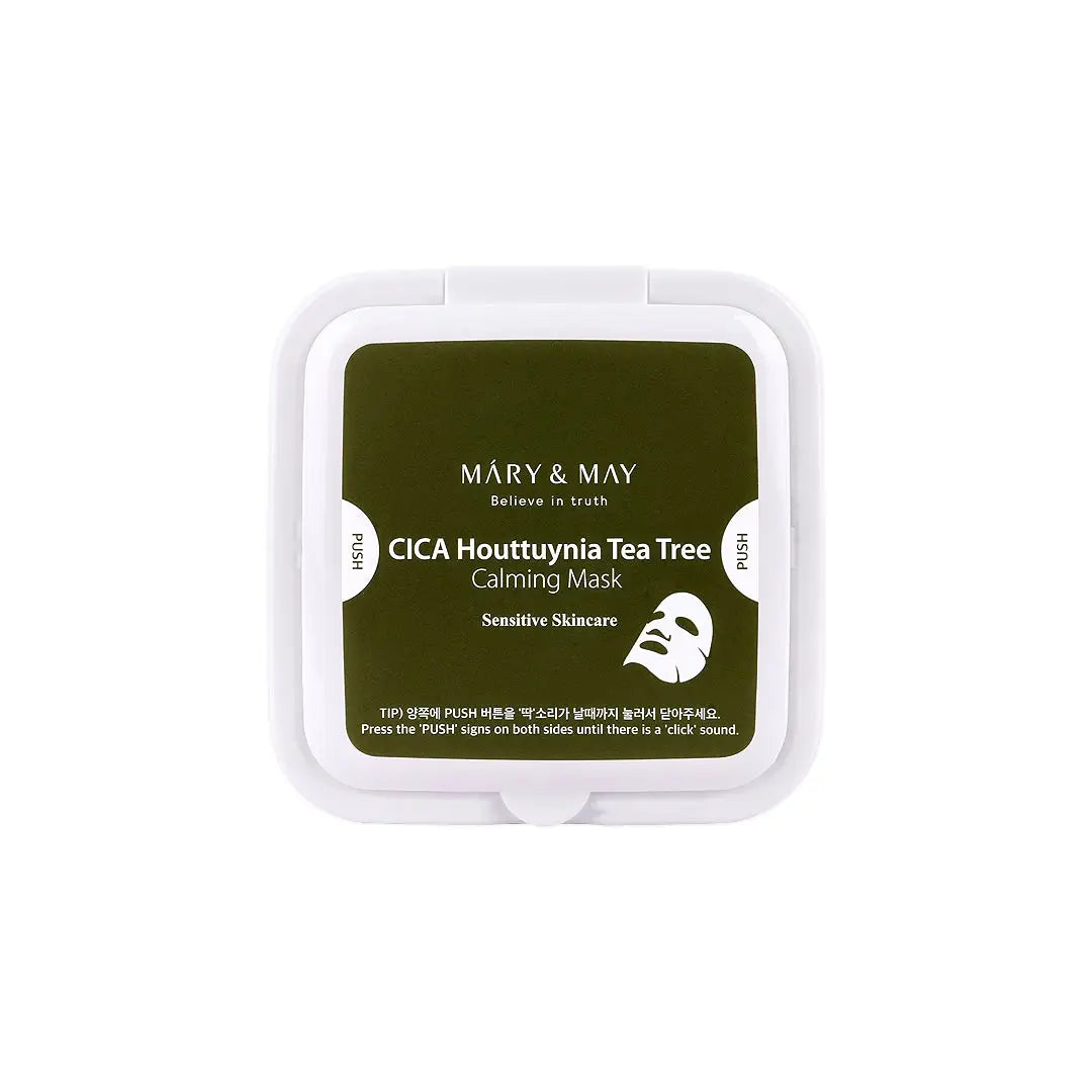 58905-Mary & May Cica Houttuynia Tea Tree Calming Mask 400g +4