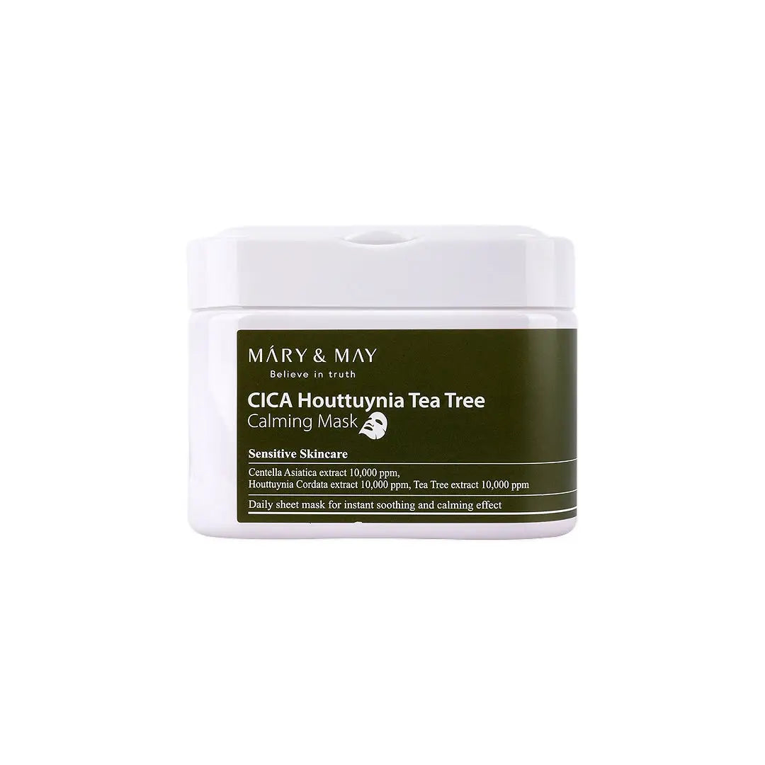 58905-Mary & May Cica Houttuynia Tea Tree Calming Mask 400g +3