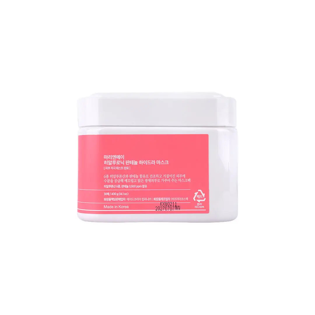 58907-Mary & May Hyaluronic Panthenol Hydra Mask 400g +2