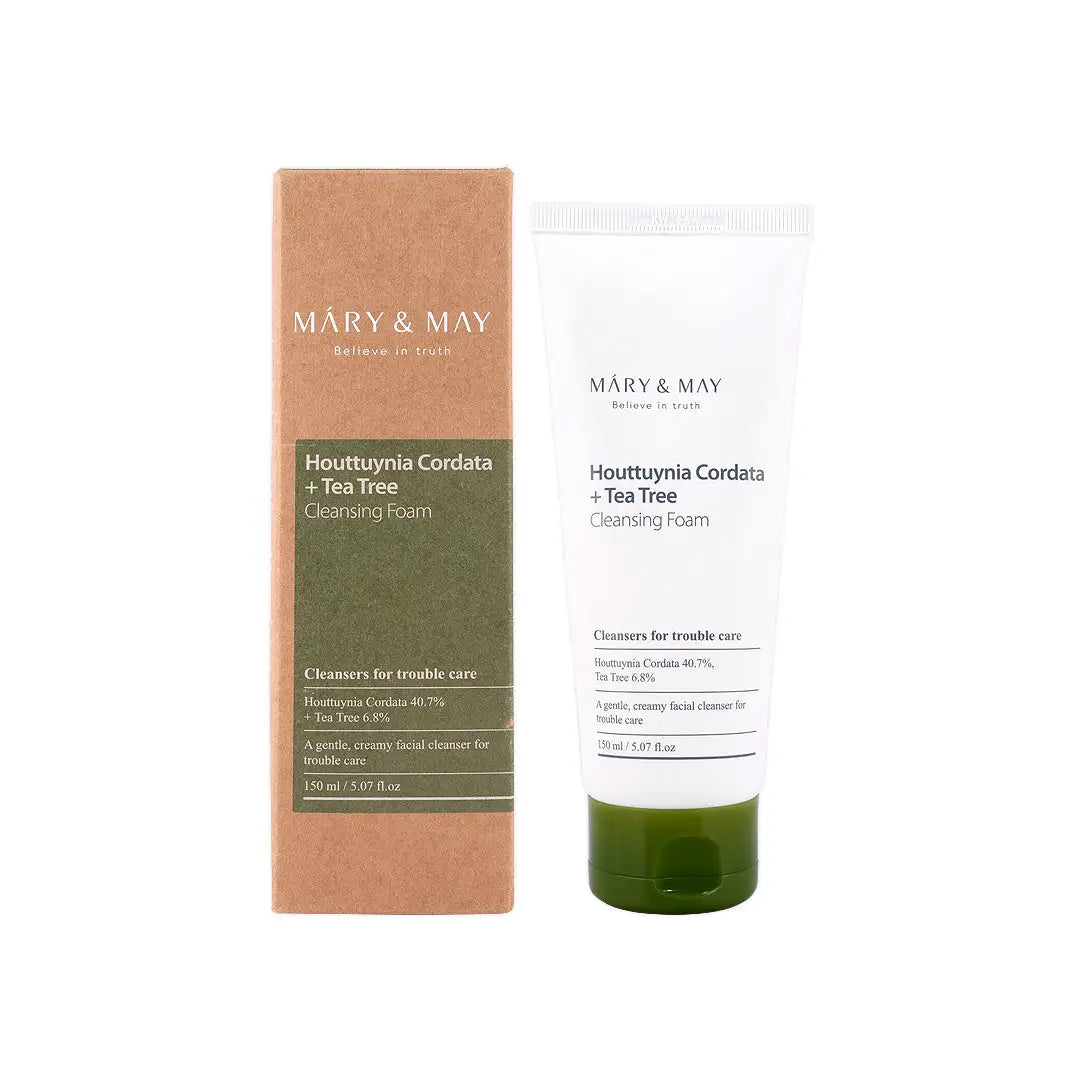 58908-Mary & May Houttuynia Cordata +Tea Tree Cleansing Foam 150mL +4