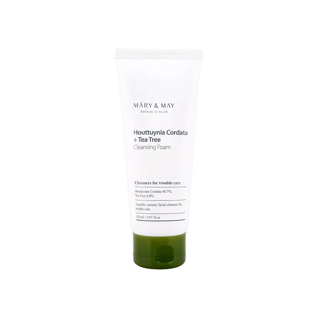 58908-Mary & May Houttuynia Cordata +Tea Tree Cleansing Foam 150mL +2